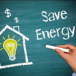 Energy efficient HVAC system - Light bulb with save energy