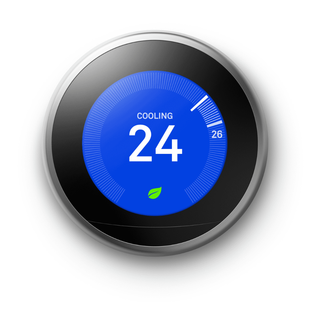 Nest Thermostat set to cooling